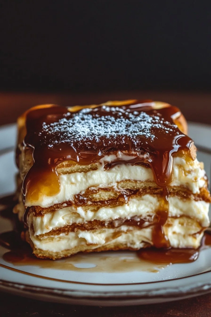 Ciasto Eclair z Karmelizowanym Jabłkiem