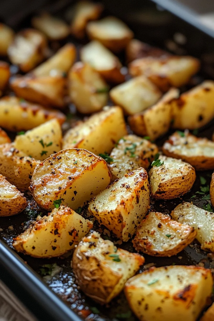 Pieczone ziemniaki z parmezanem