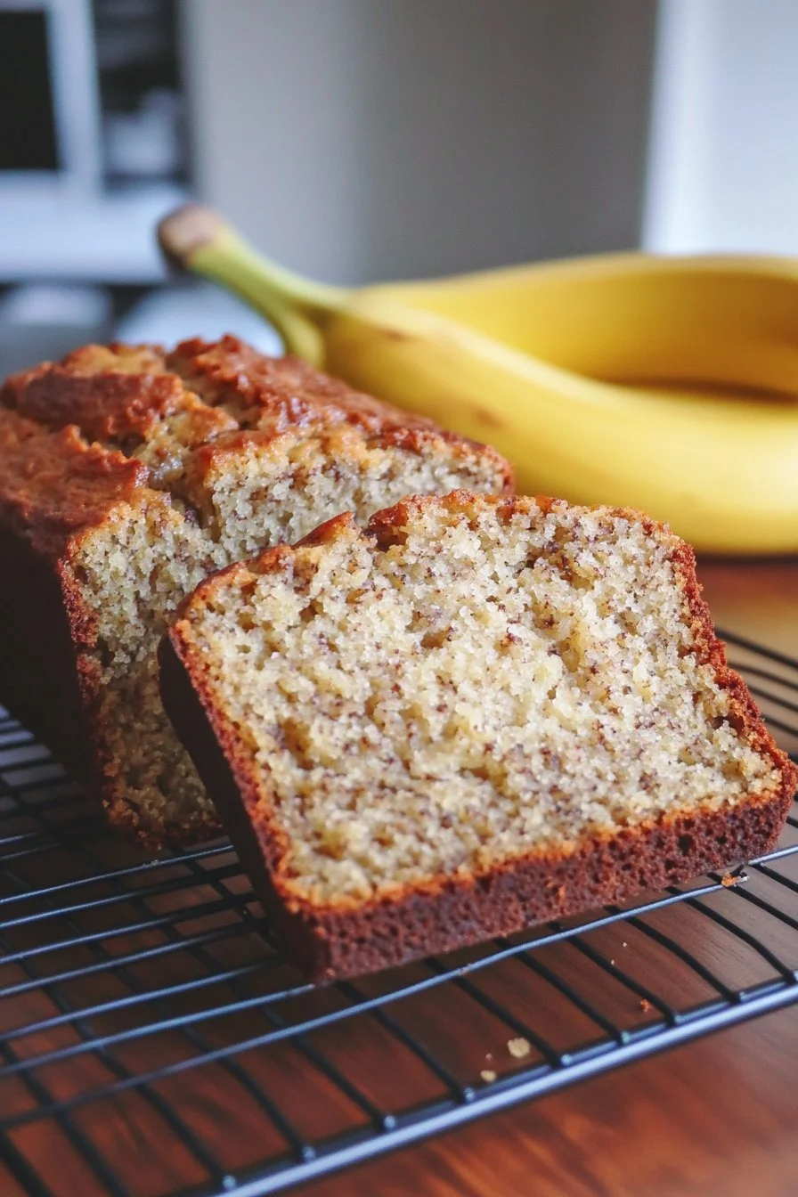 Łatwy Wilgotny Chleb Bananowy