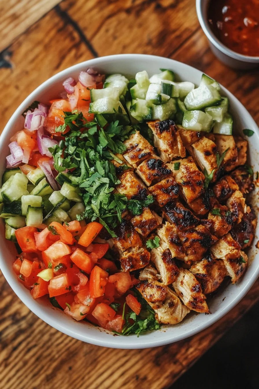 Bowl z Shawarmą z Kurczaka