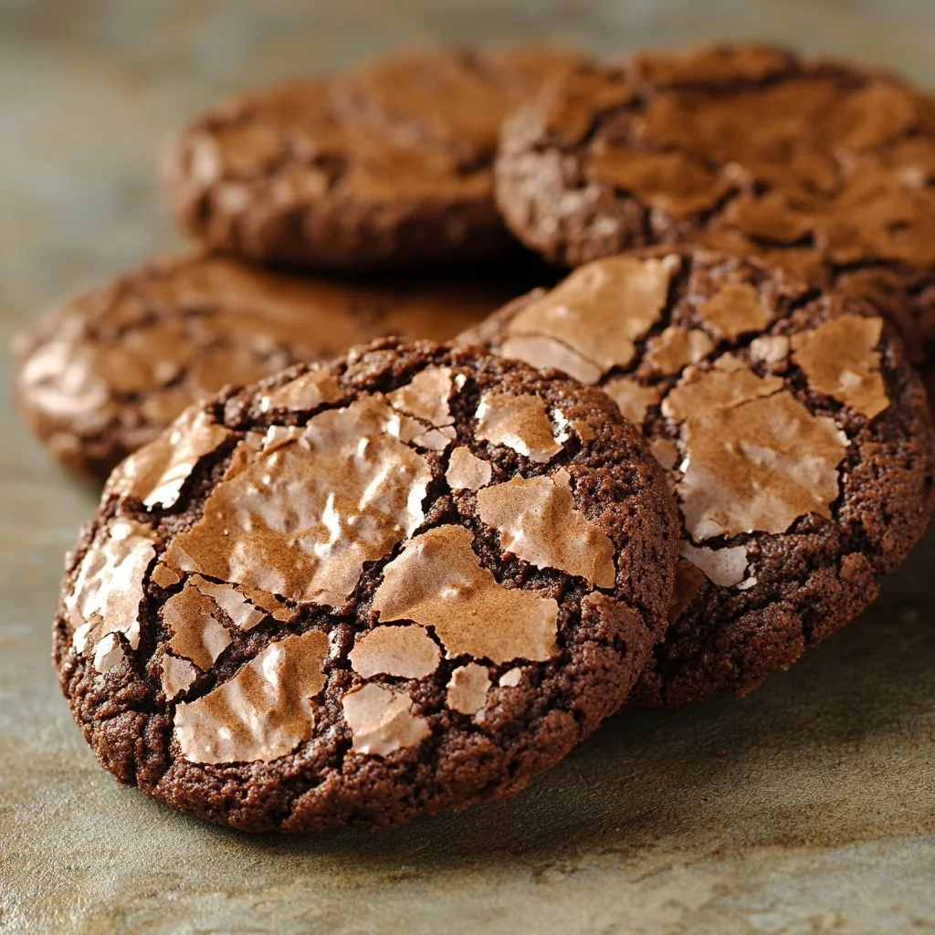 Pyszne gourmet brownie ciastka z bogatym smakiem i aromatem