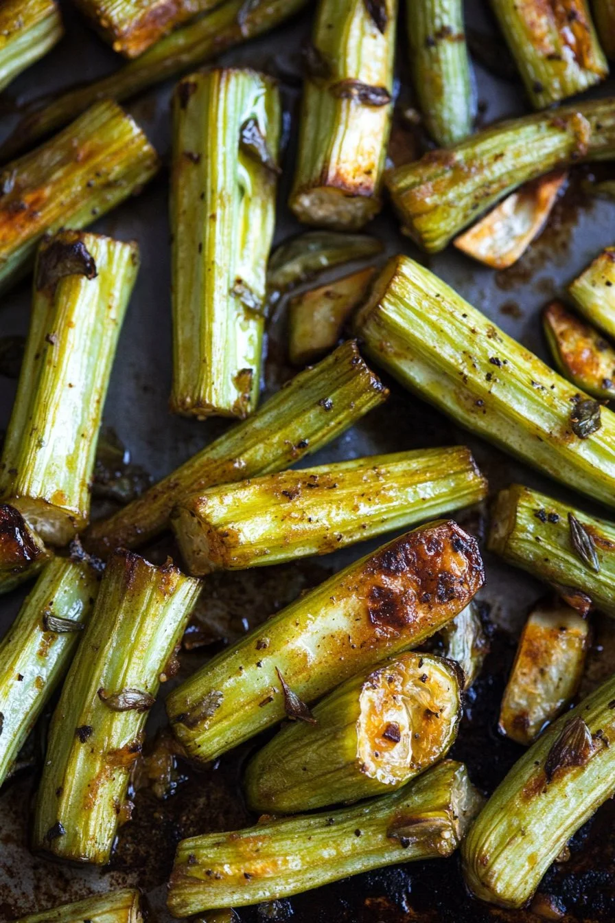Czosek pieczony okra