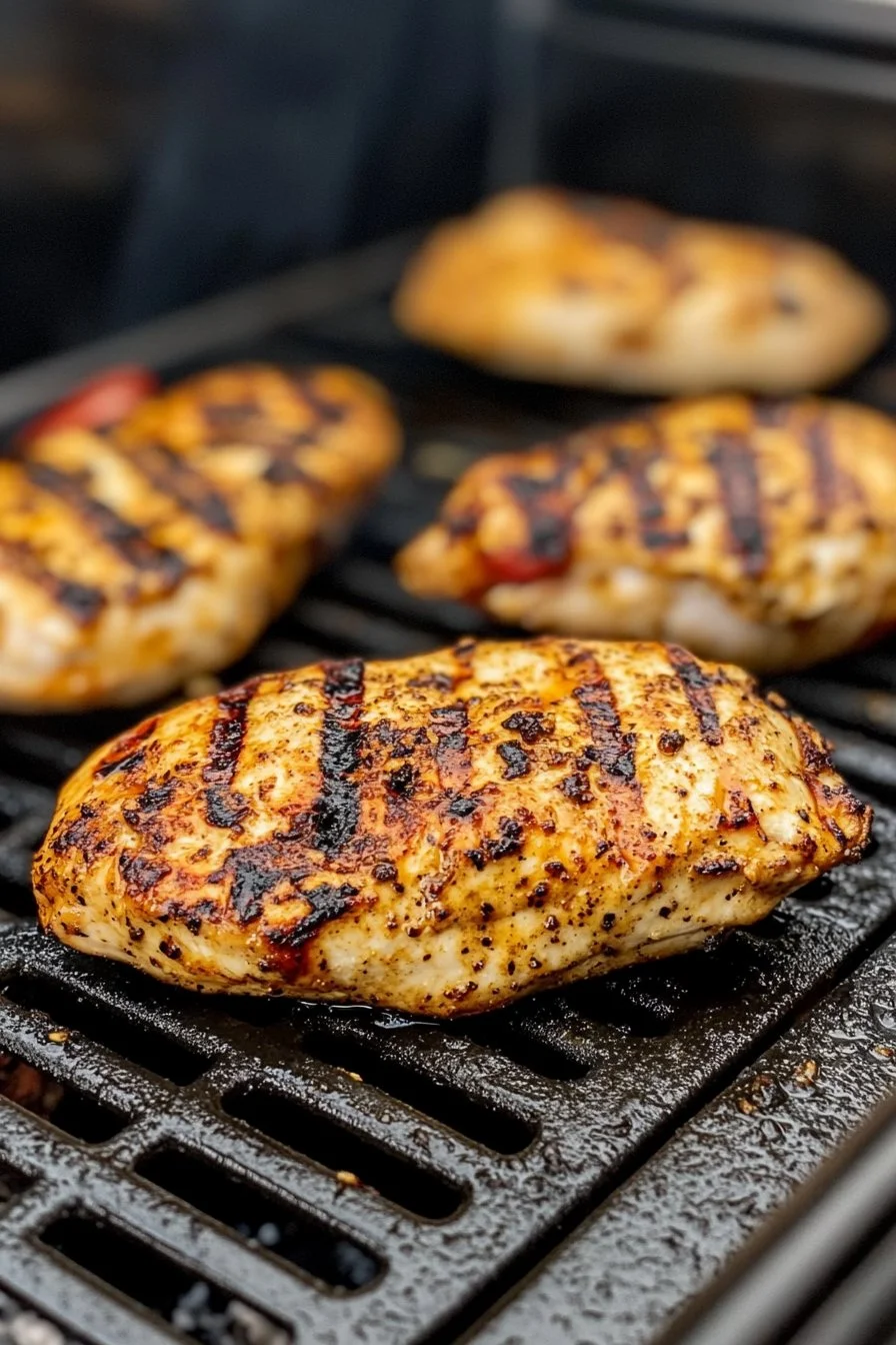 Grillowane piersi kurczaka z frytkownicy powietrznej
