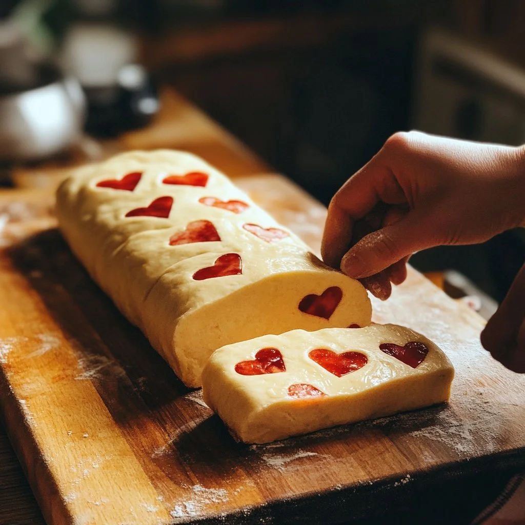 Serduszkowe ciastka do krojenia i pieczenia w kształcie serca