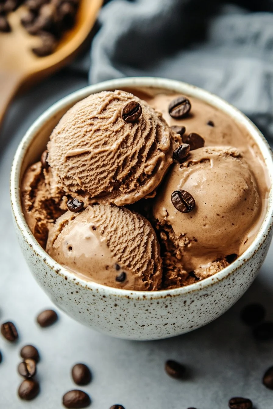 Lody kawowe