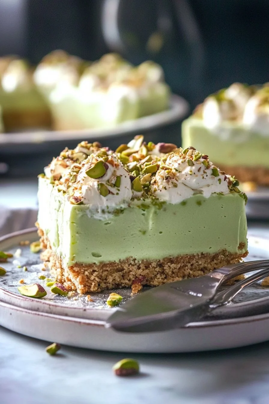 Tort lodowy pistacjowy