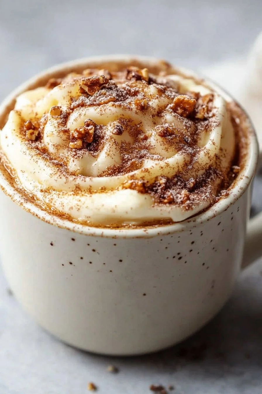 3-Minute Keto Cinnamon Mug Cake