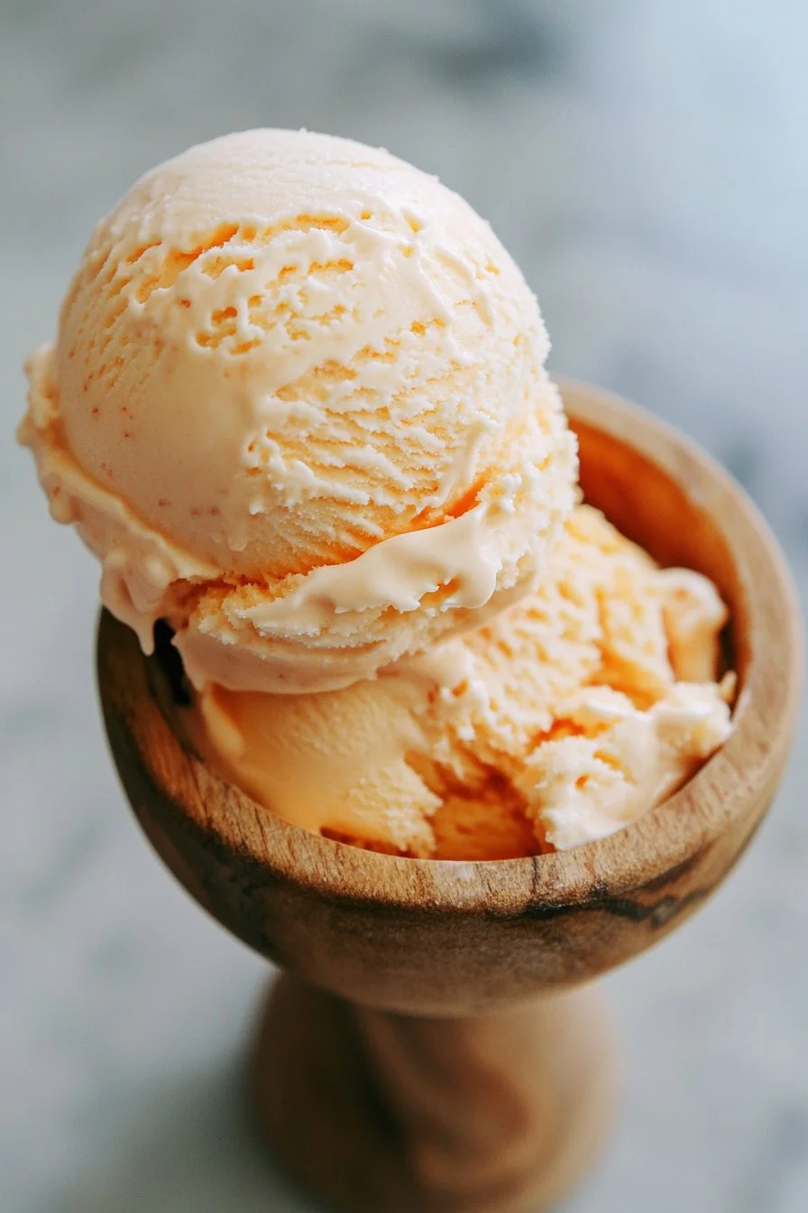 Lody Pomarańczowe Kremowe
