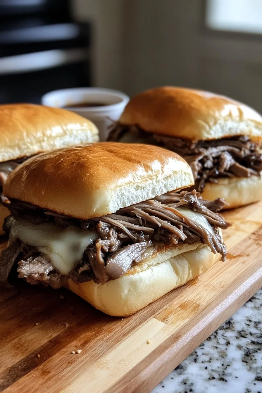Kanapki French Dip z wolnowaru