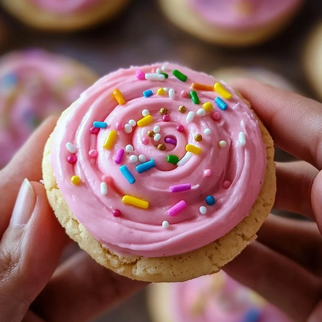 Pyszne Crumbl Cookies w różnych smakach na talerzu.