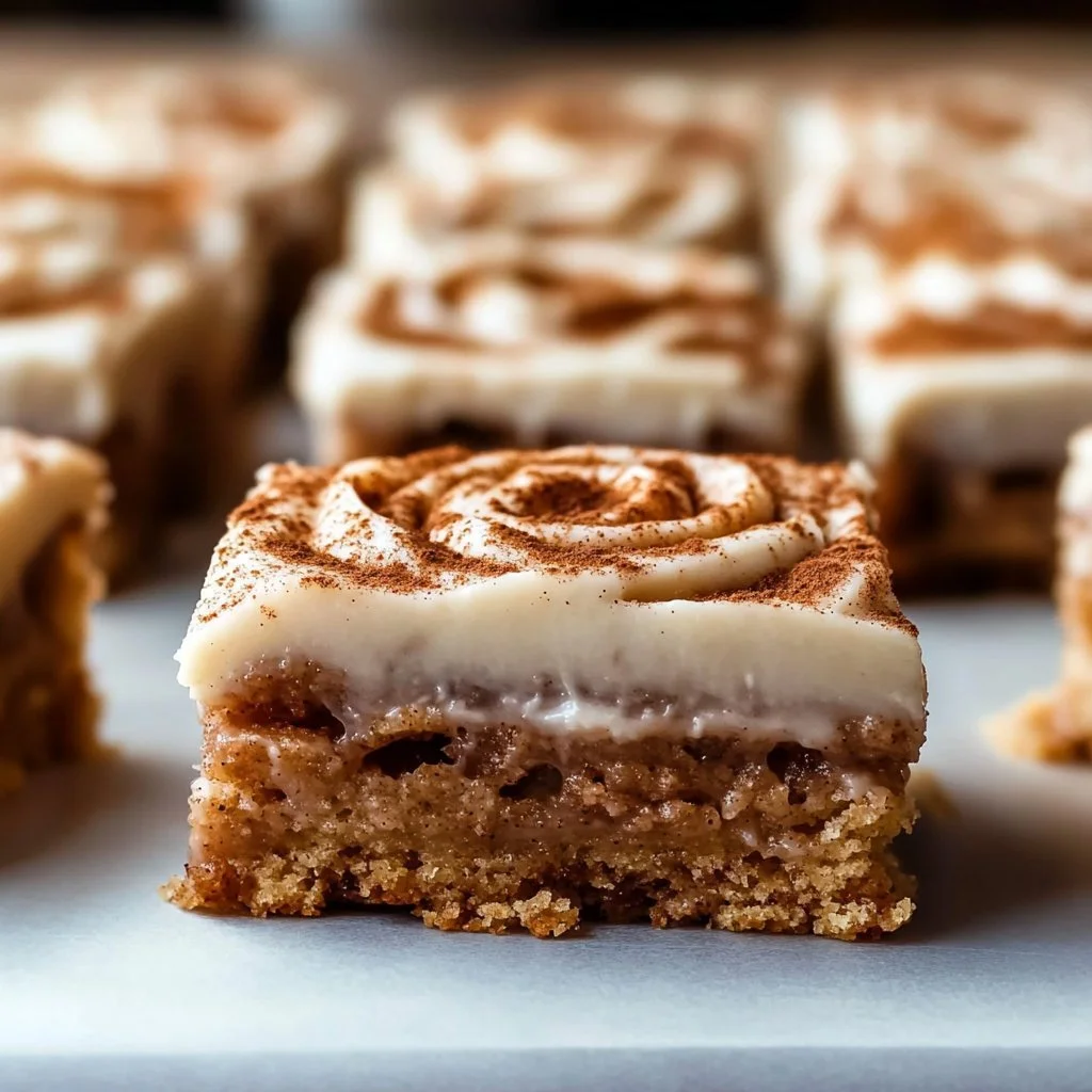 Cynamonowe Rolki Bliss Bars na talerzu, idealne na słodką przekąskę