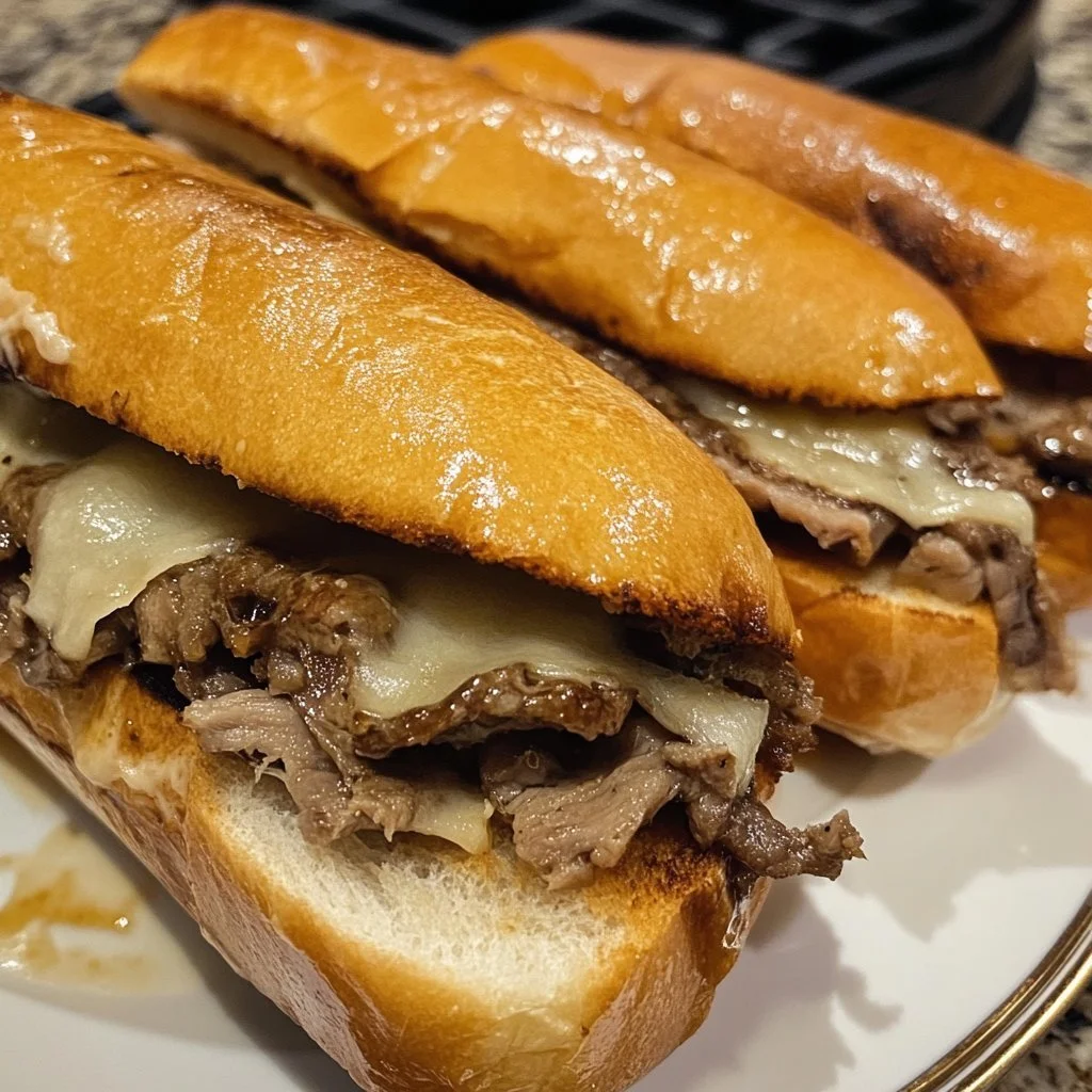 Pyszne kanapki French Dip przygotowane w wolnowarze
