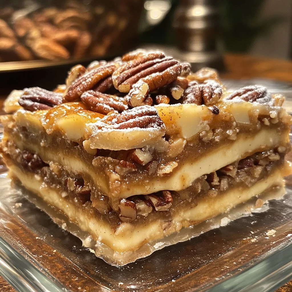 Lasagna z pekanami - apetyczne danie idealne na każdą okazję.