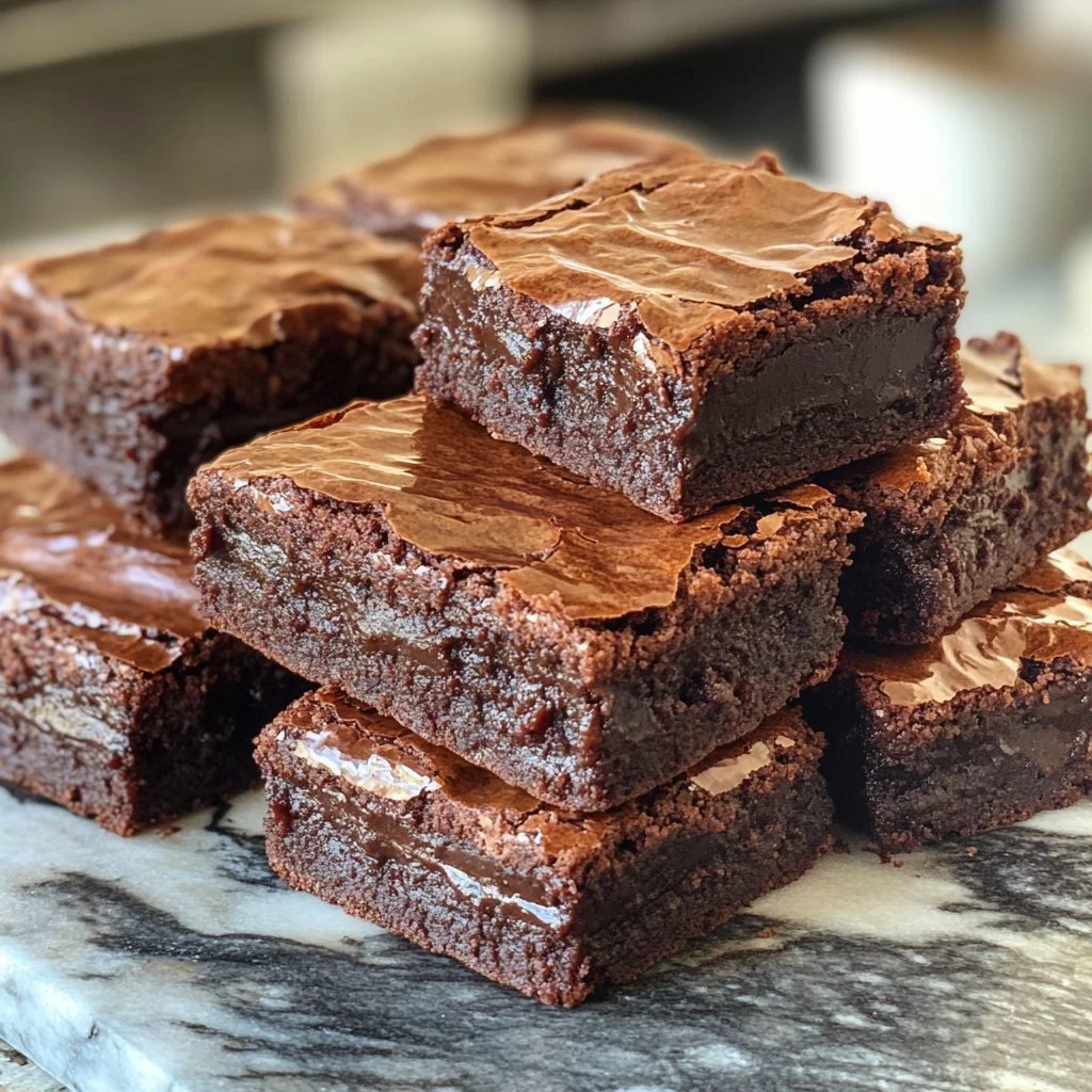 Mączyste brownie z jogurtem greckim - smaczny i zdrowy przepis na deser.