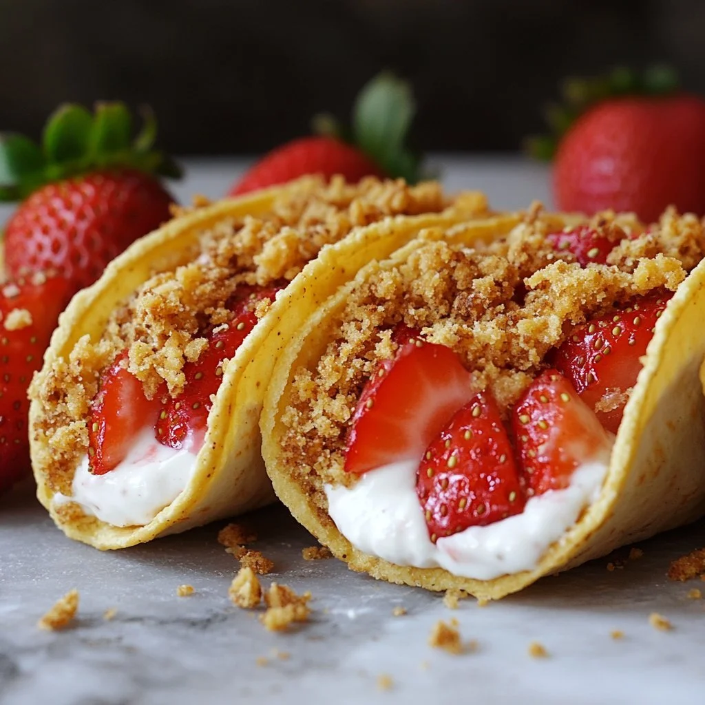 Tacos z sernikiem truskawkowym – nowe smaki dla miłośników kuchni
