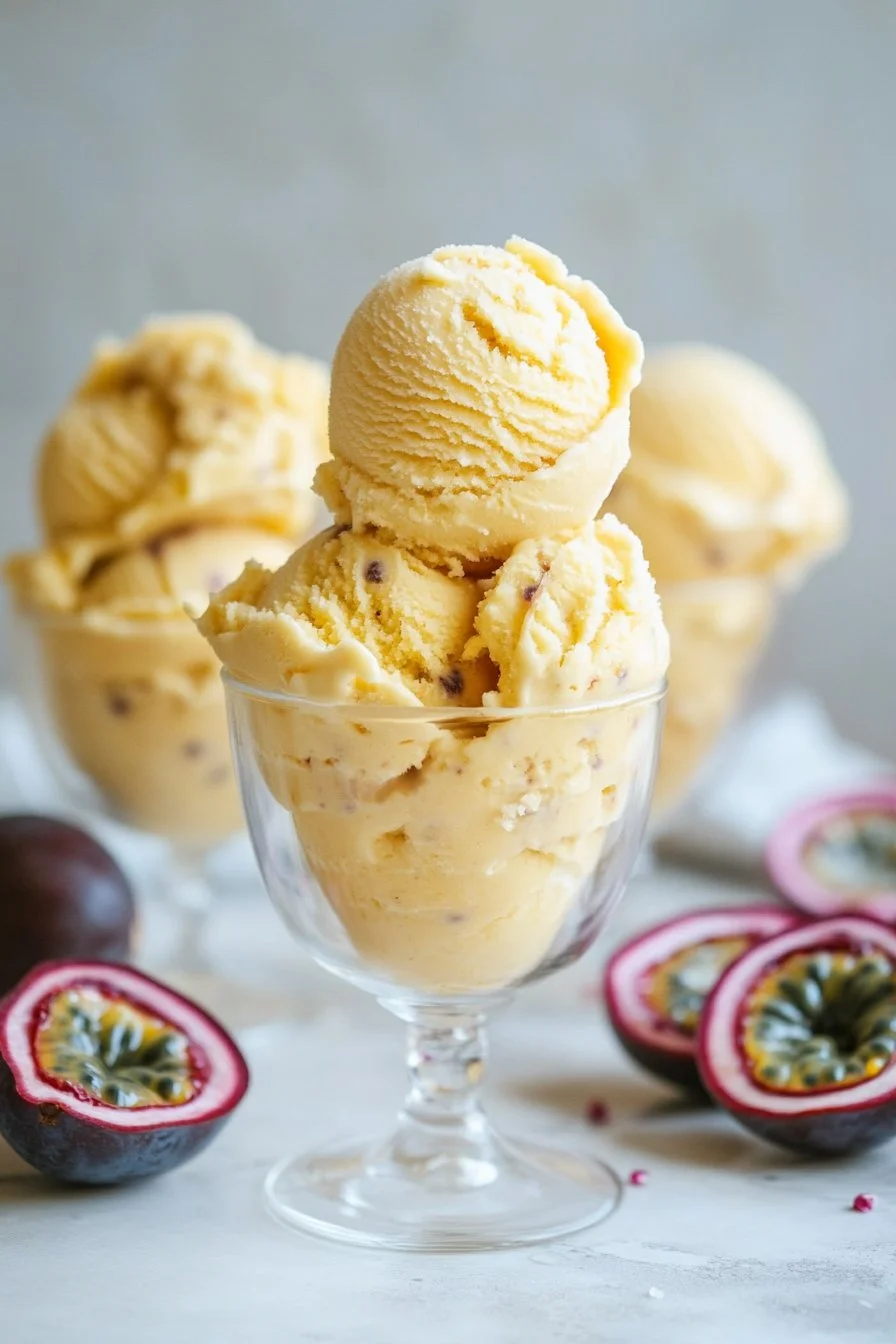 Lody z marakui