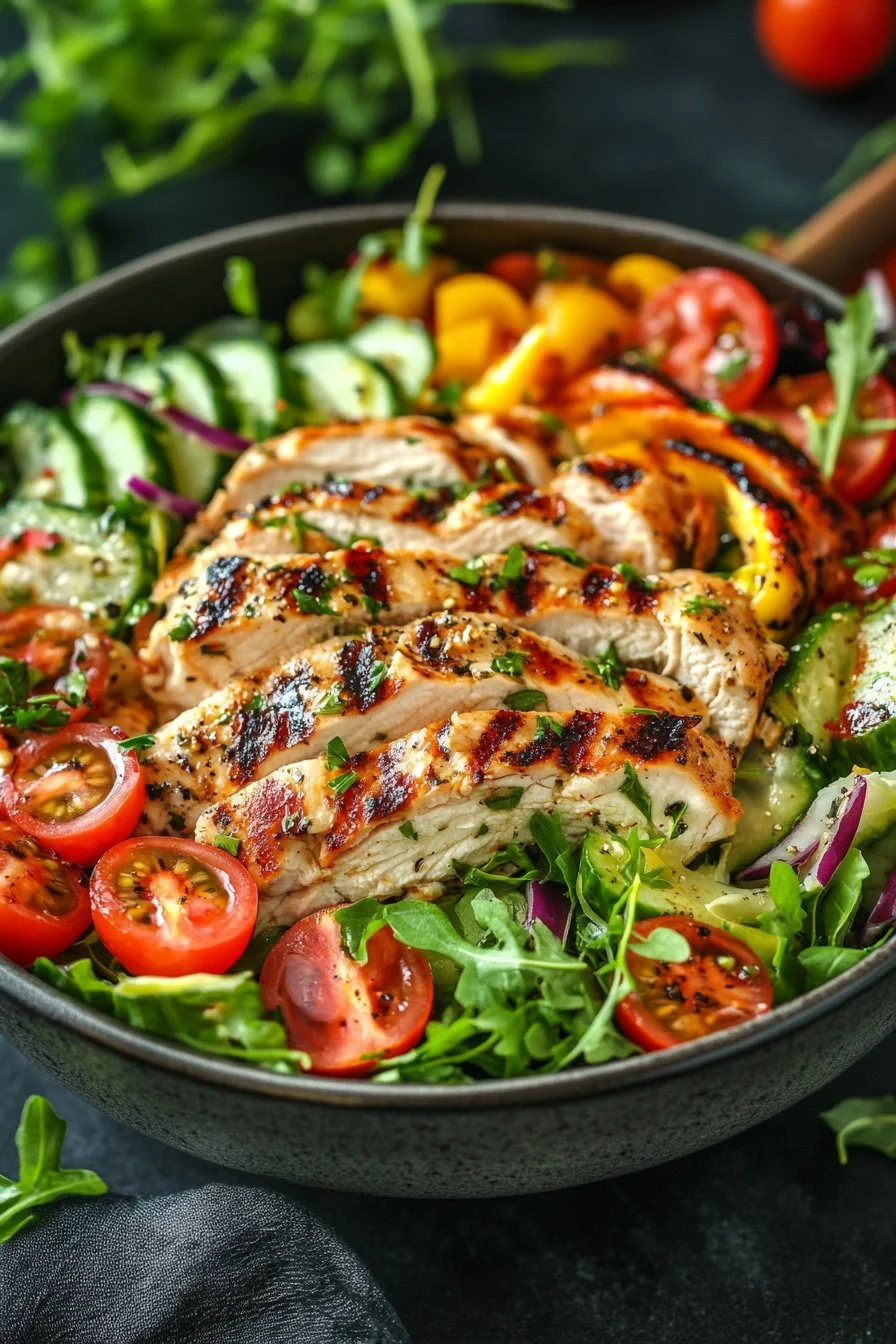Mediterranean-style Chicken Salad