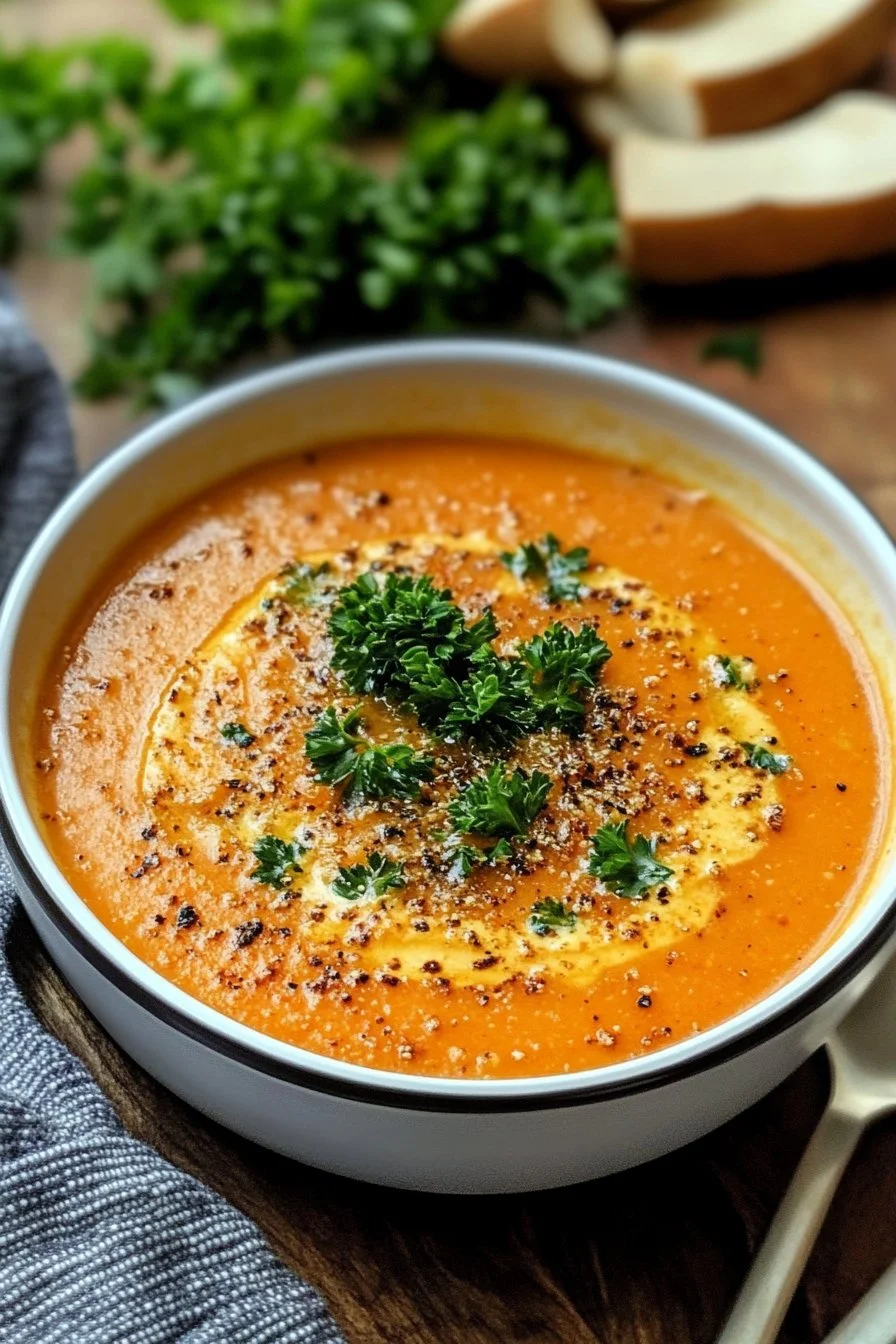 Nieodparta zupa warzywna z pieca