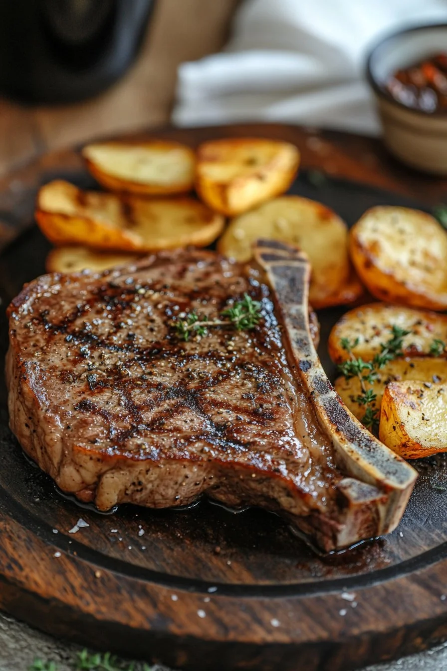 Przepis na stek T-bone w stylu steakhouse