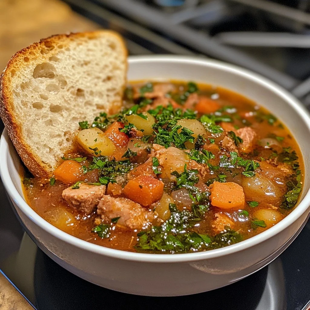 Zupa Ribollita z warzywami i fasolą - autentyczny przepis włoski