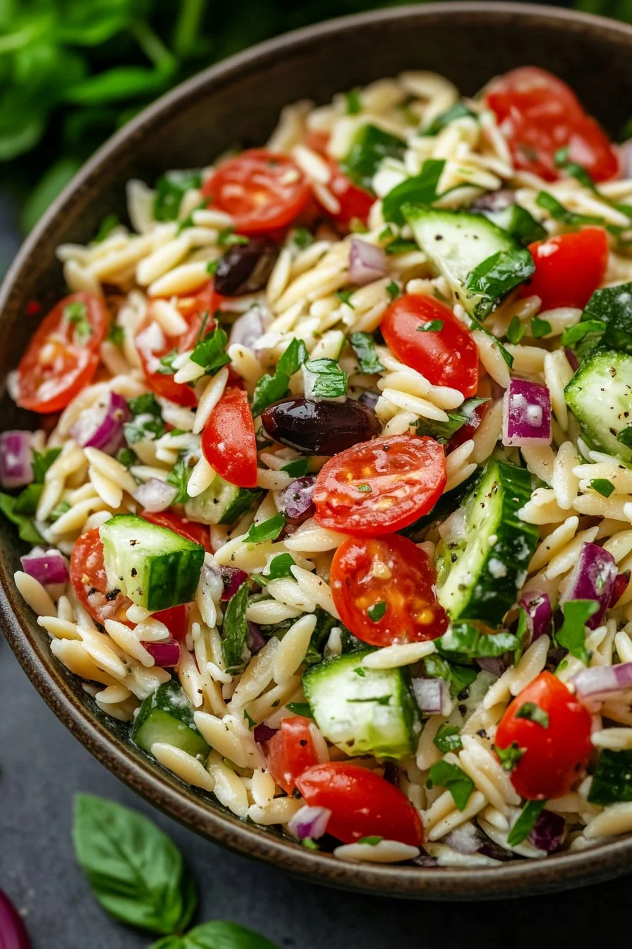 Sałatka Orzo Śródziemnomorska