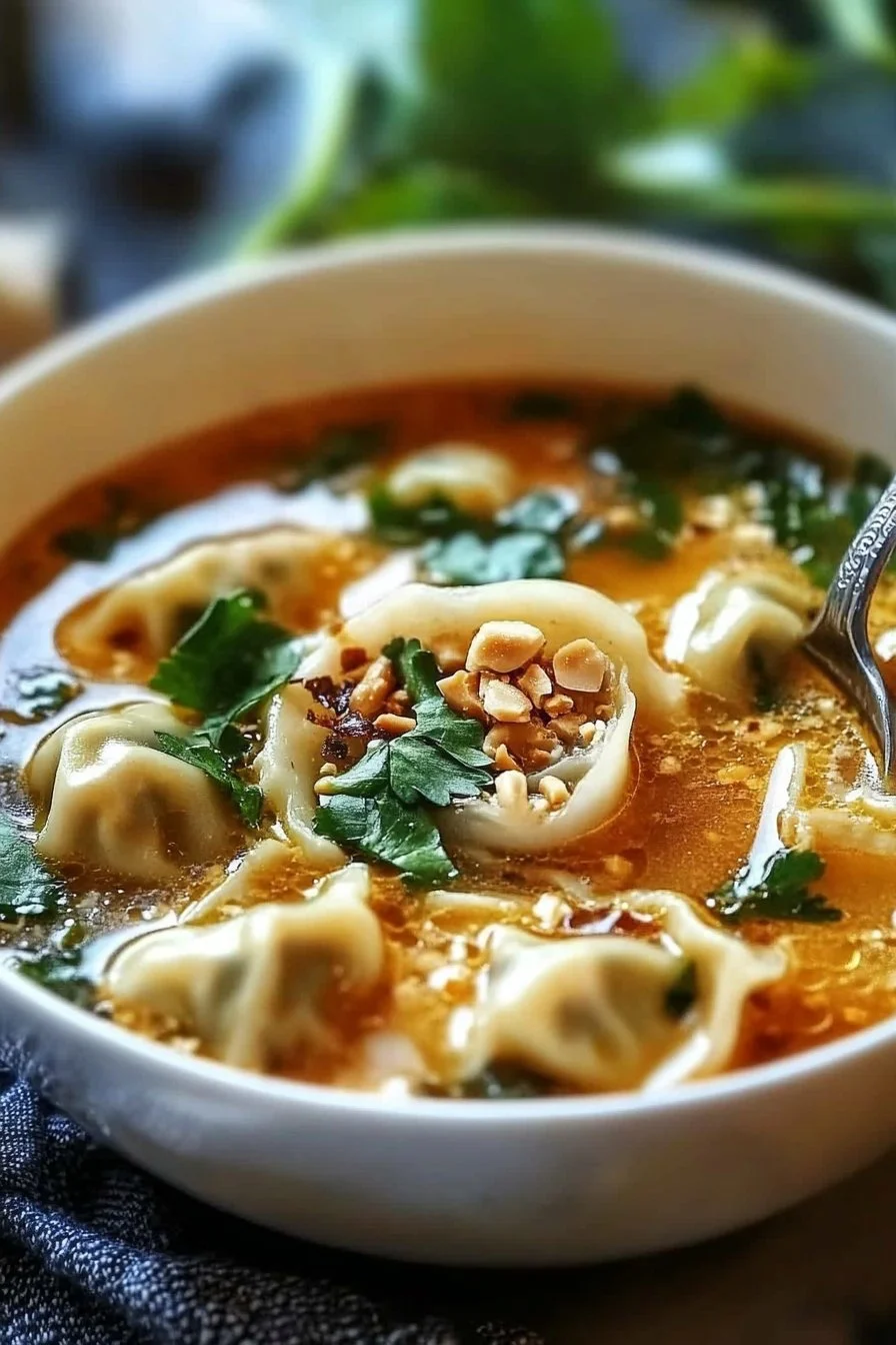 Zupa z tajskich pierożków