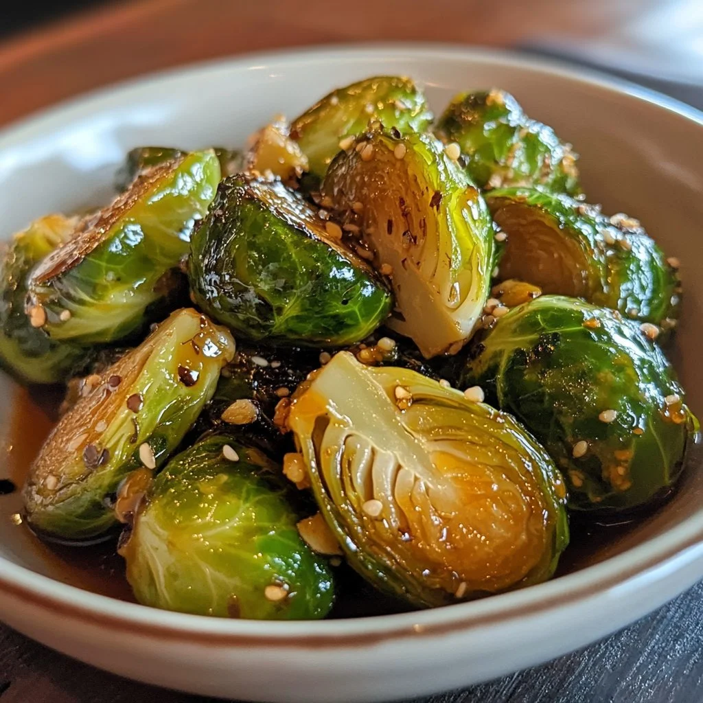 Brukselka w miodowo-sriracha - zdrowe i smakowite danie