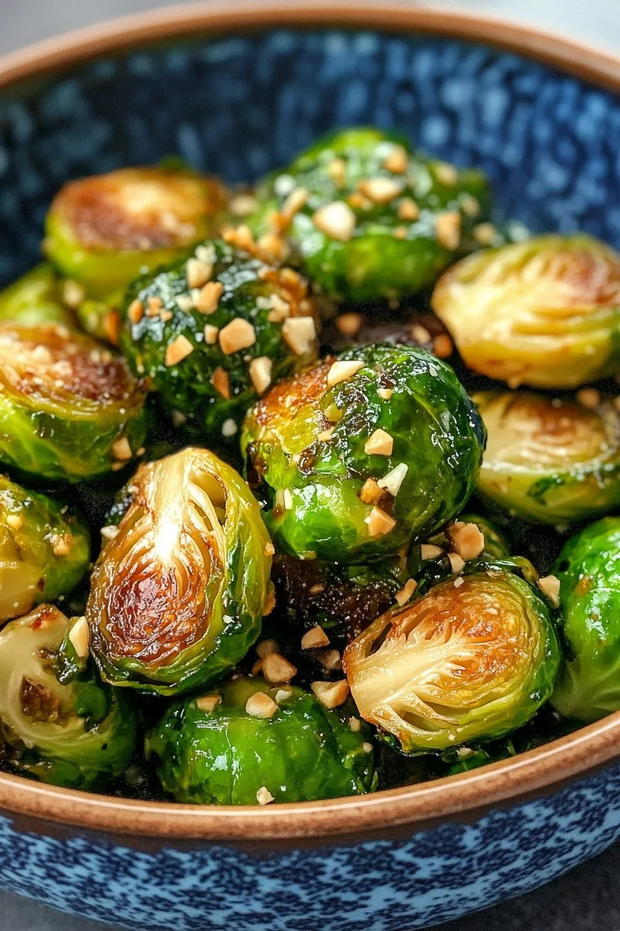 Brukselka w miodowo-sriracha