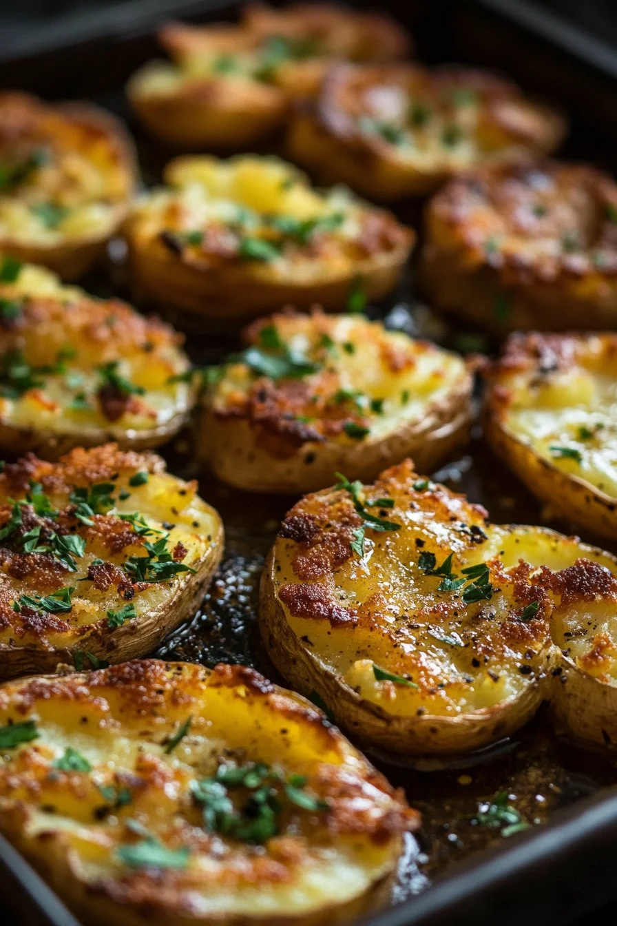 Chrupiące Zgniecione Ziemniaki