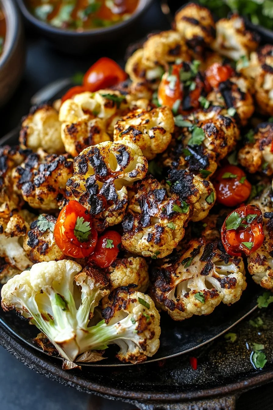 Grillowane Kalafior w Stylu Meksykańskim