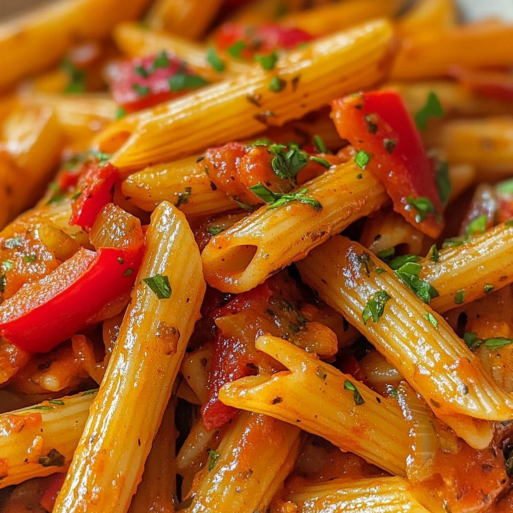 Jamańska Rasta Pasta z kolorowymi warzywami i przyprawami