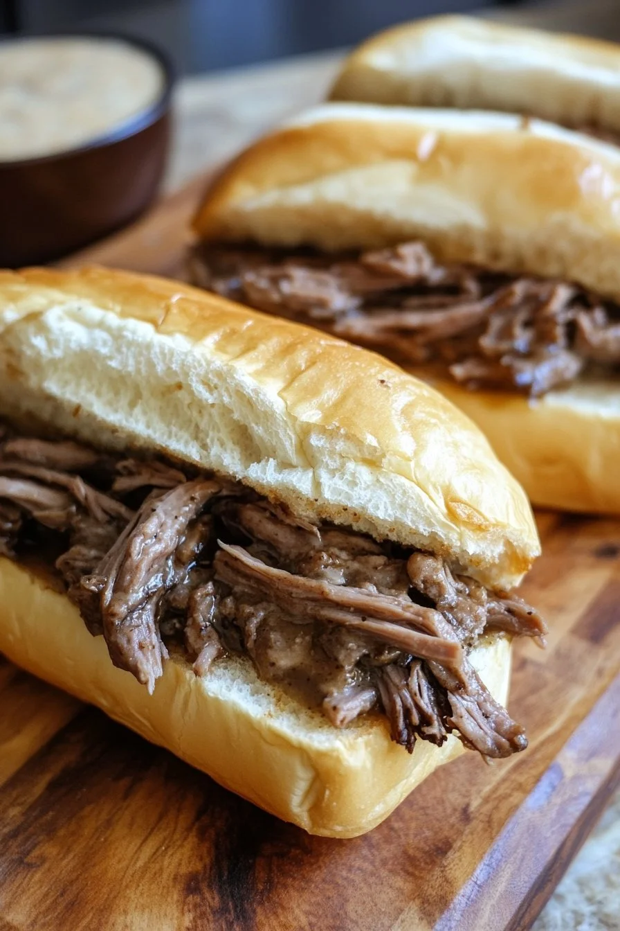 Kanapki French Dip z wolnowaru