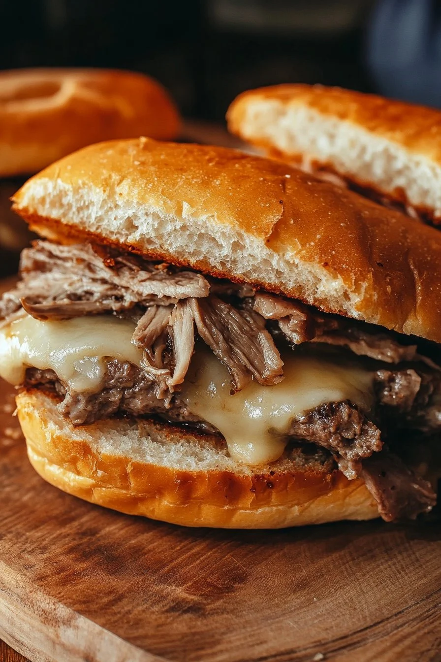 Kanapki French Dip z wolnowaru