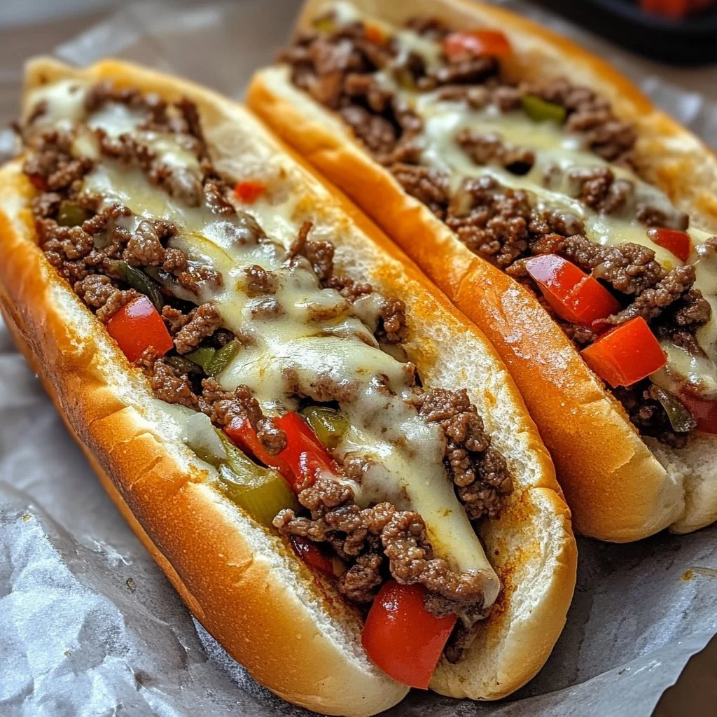 Kotlety mielone Philly Cheesesteak - przepis na pyszne danie