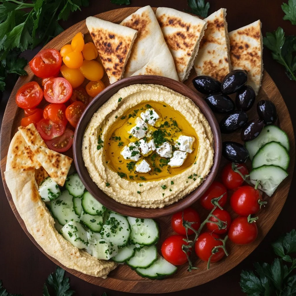 Mediolańska taca tapas mezze z różnorodnymi przekąskami na imprezę