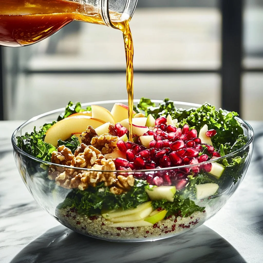 Sałatka z jarmużu z quinoa - zdrowy i kolorowy posiłek