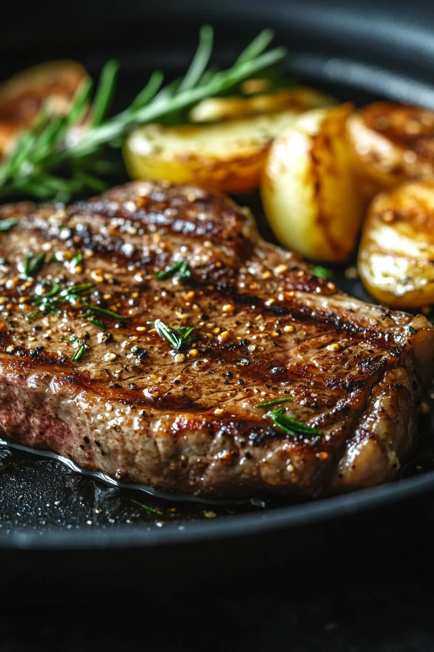Pan Smażony Stek Ribeye