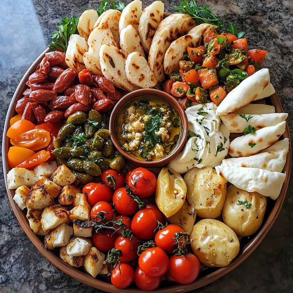 Platter Mezze Śródziemnomorskie