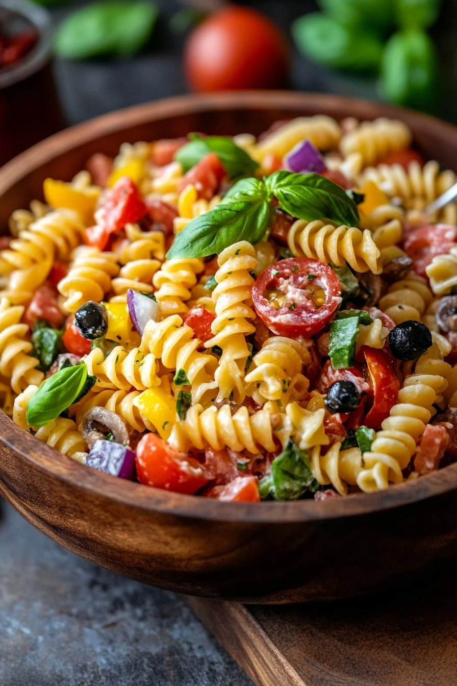 Sałatka makaronowa antipasto po włosku