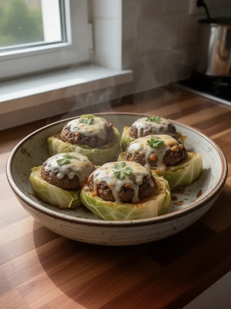 Burgery z Kapusty Pieczone w Piekarniku: Zdrowa Interpretacja Klasycznego Smaku