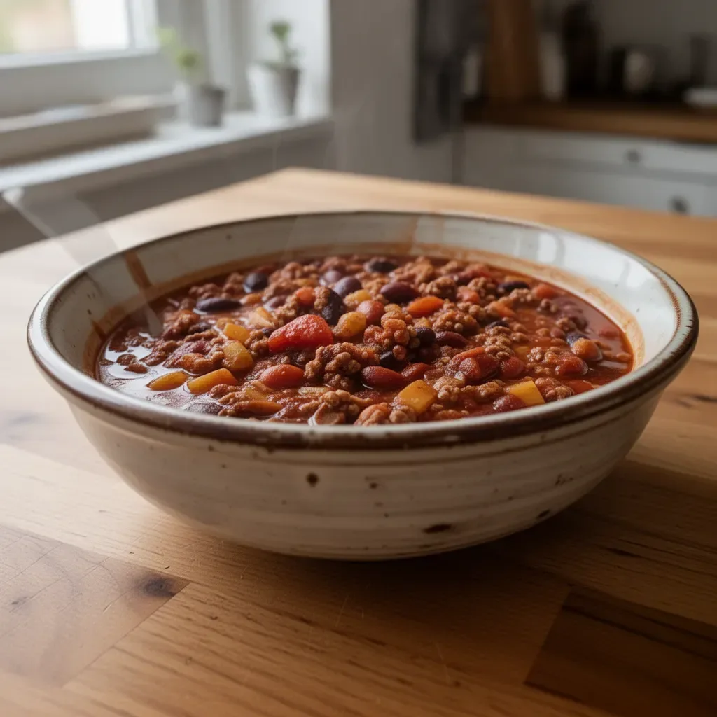 Pyszne Chili Con Carne gotowane w wolnym tempie