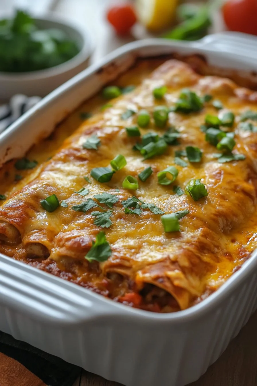 Kukurydziano-chicken Enchilada Casserole