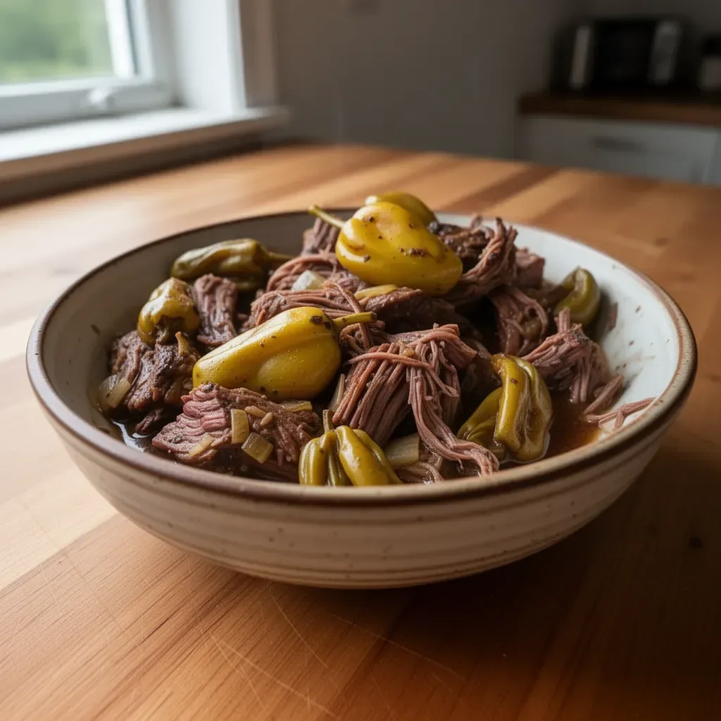 Mississippi Pot Roast - soczysta wołowina duszona z przyprawami i warzywami