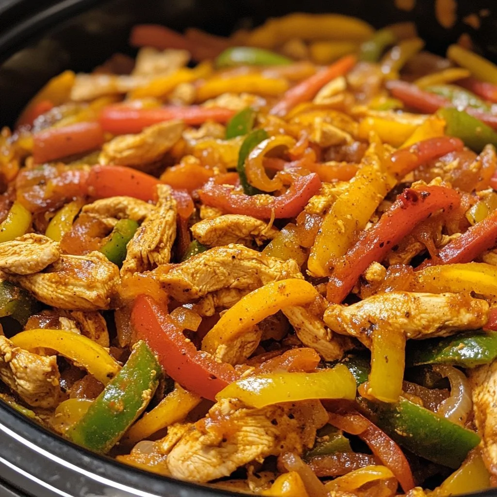 Proste fajitas z kurczaka przygotowane w wolnowarze