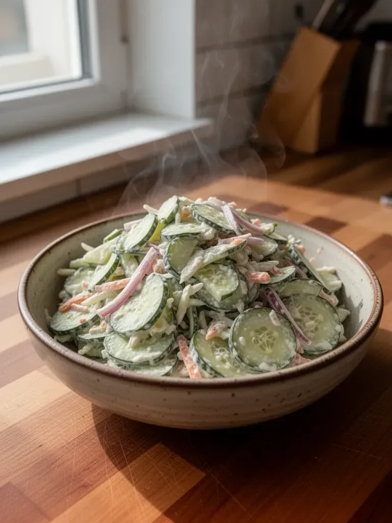 Sałatka Sushi z Ogórków — Kremowa i Orzeźwiająca