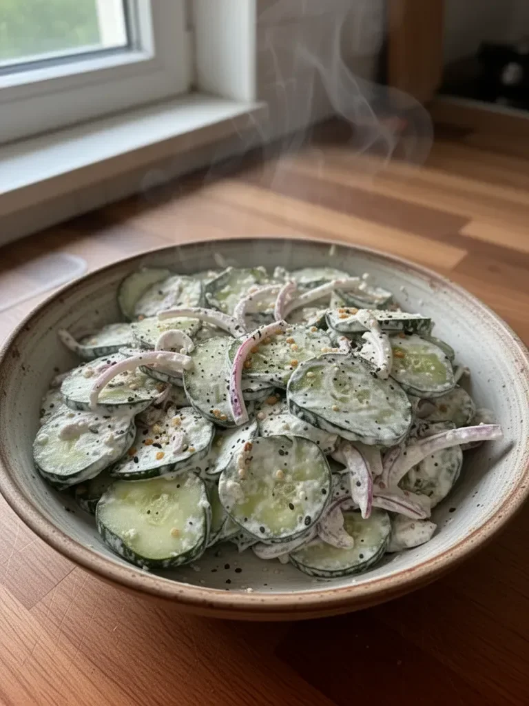 Sałatka z ogórków w stylu Everything Bagel