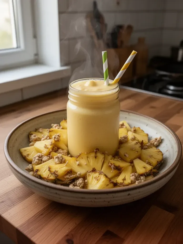 Smoothie ananasowo-pomarańczowe