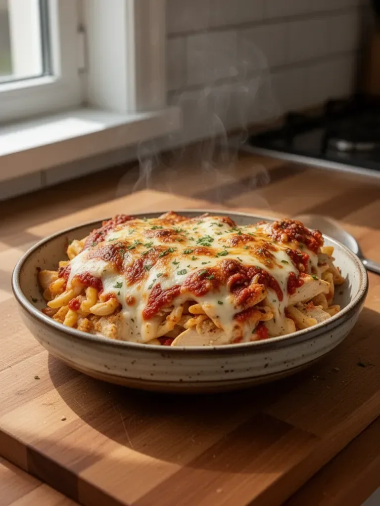 Zapiekanka z kurczaka po parmeńsku