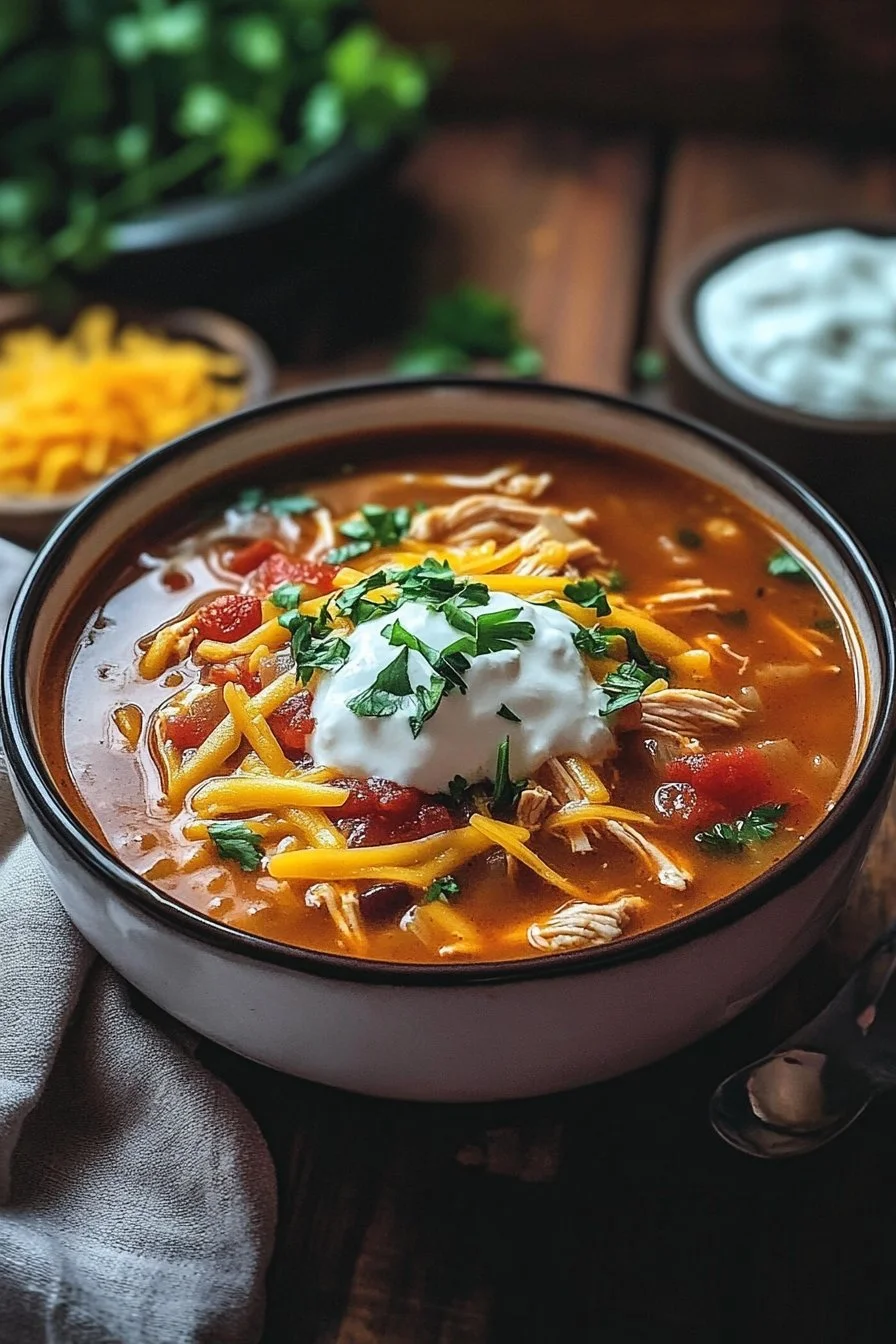 Zupa Tortilla z Kurczakiem w Wolnowarze