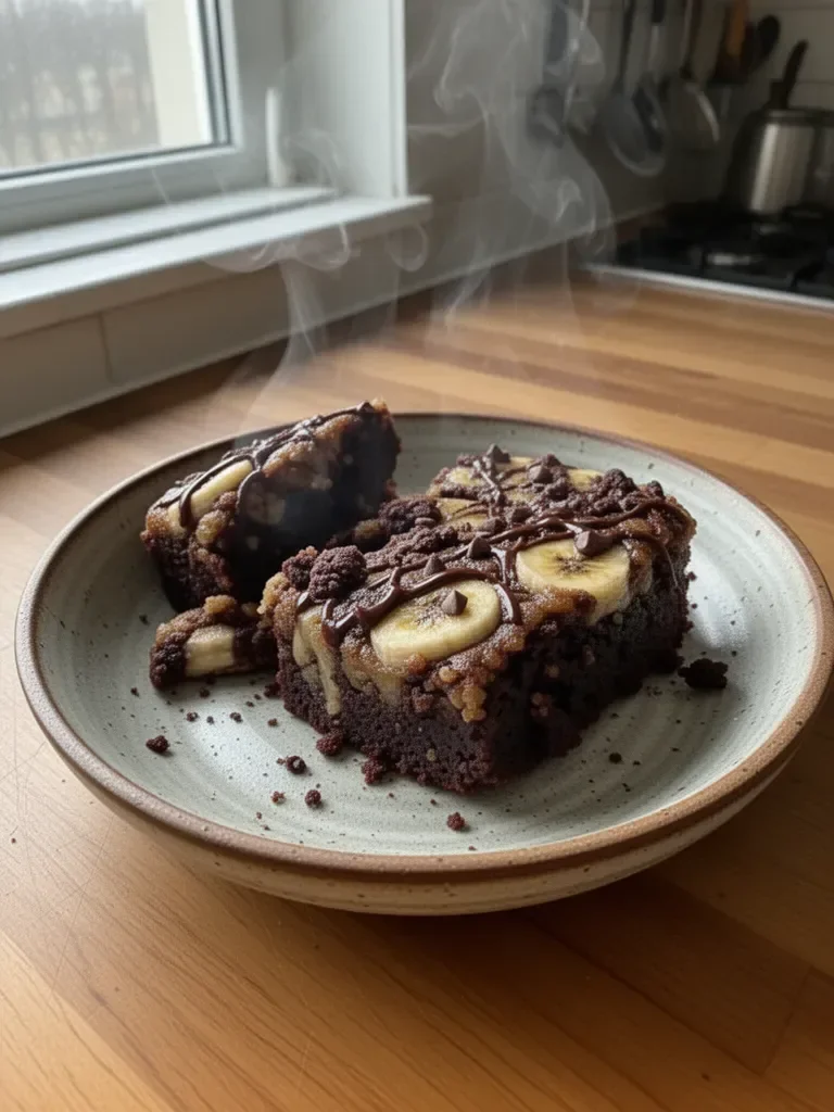 Brownie z Chlebem Bananowym